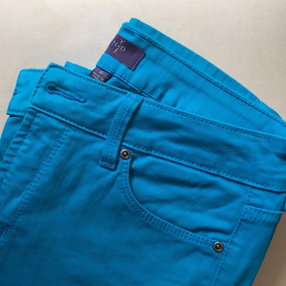 turquoise jeans womens